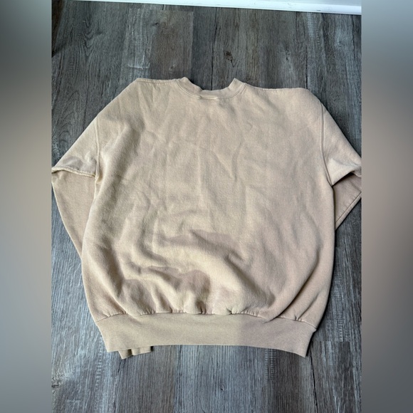 VTG Disney Winnie The Pooh Bear Sweatshirt Crewneck Graphic Beige Tan Size M - Picture 8 of 11